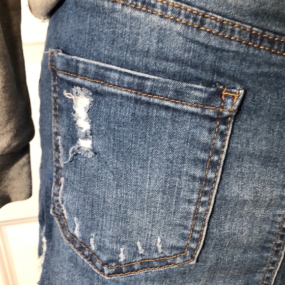 SzM distressed jean mini skirt - Picture 4 of 5